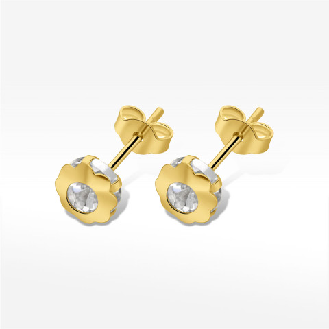 Kolczyki ze złota z cyrkoniami