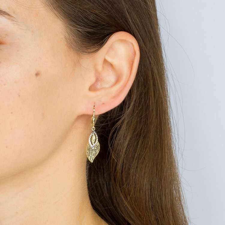 Kolczyki ze złota wiszące