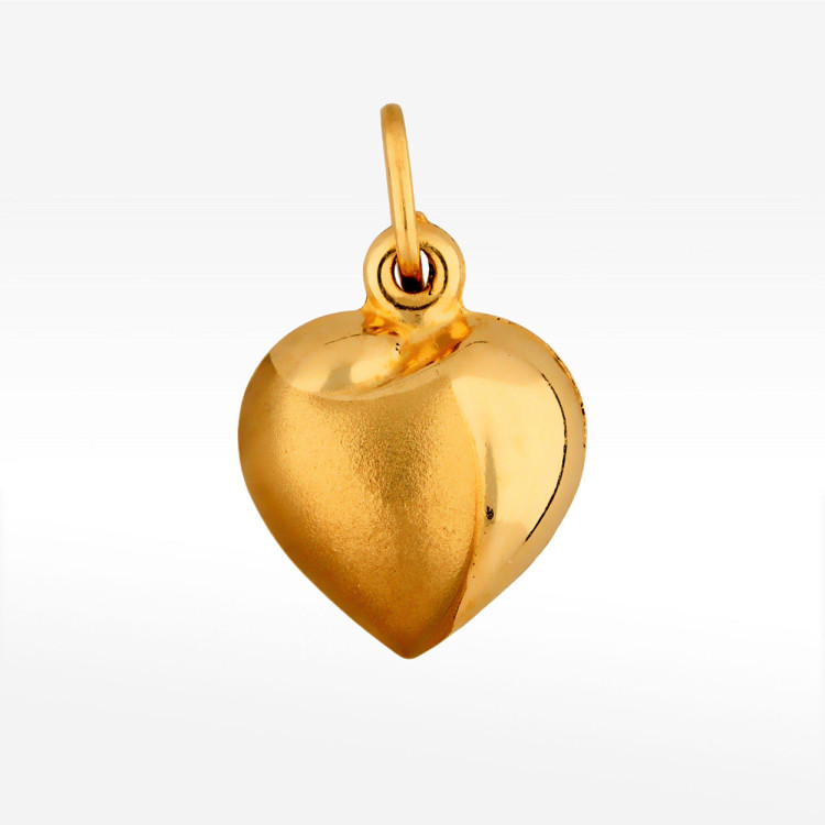 Zawieszka ze złota serce