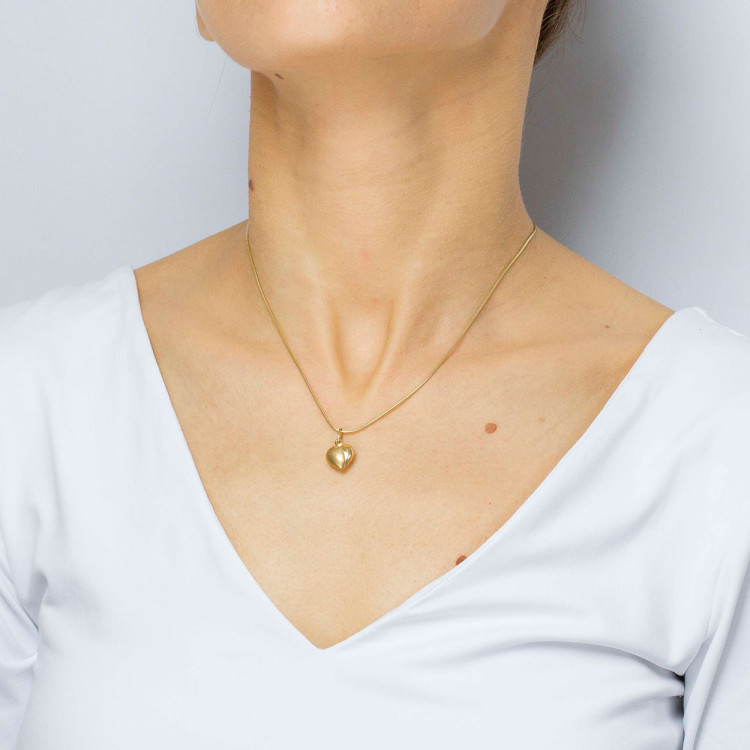 Zawieszka ze złota serce