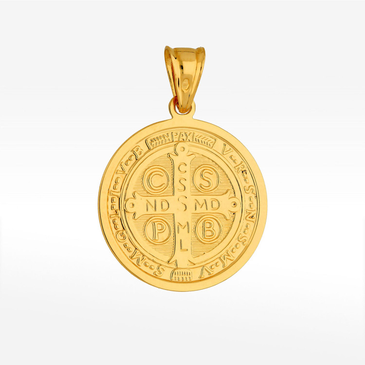 Zawieszka ze złota medalik