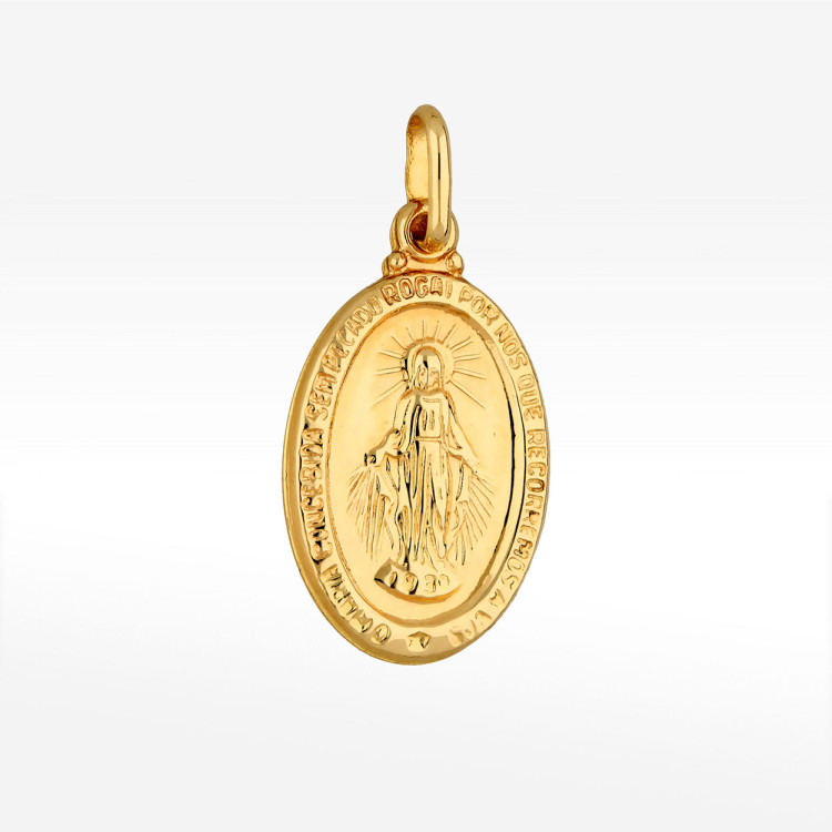 Zawieszka ze złota medalik