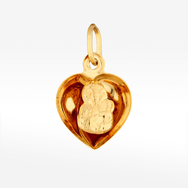 Zawieszka ze złota medalik