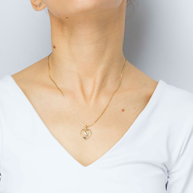 Zawieszka ze złota medalik