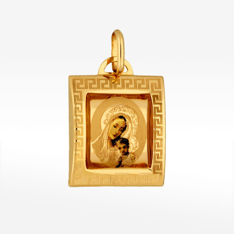 Zawieszka ze złota medalik