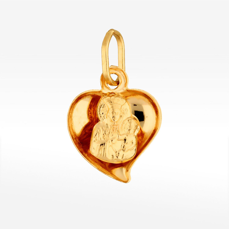 Zawieszka ze złota medalik