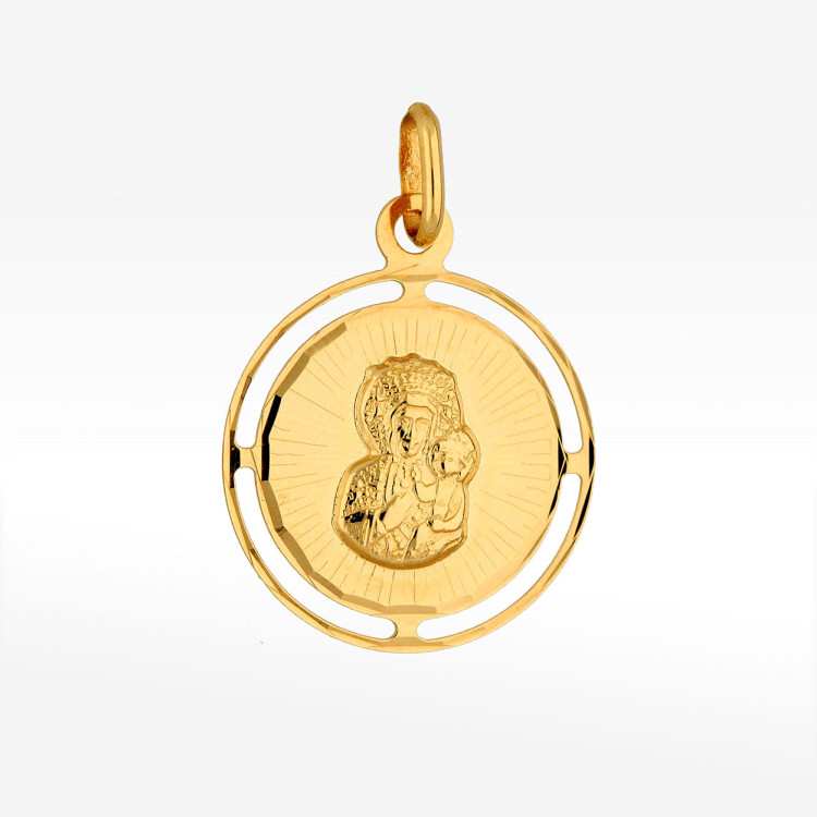 Zawieszka ze złota medalik