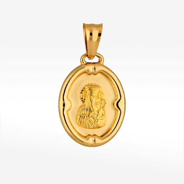 Zawieszka ze złota medalik