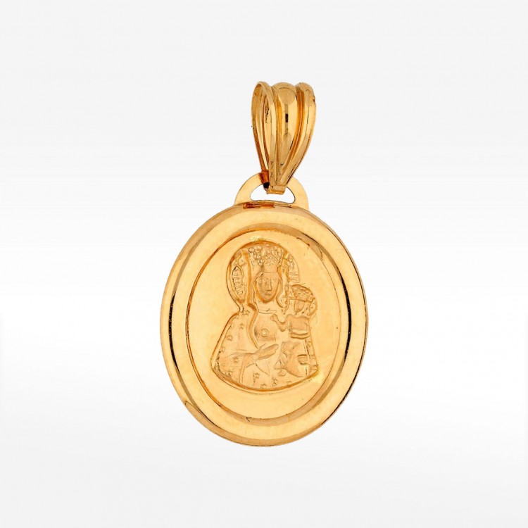 Zawieszka ze złota medalik