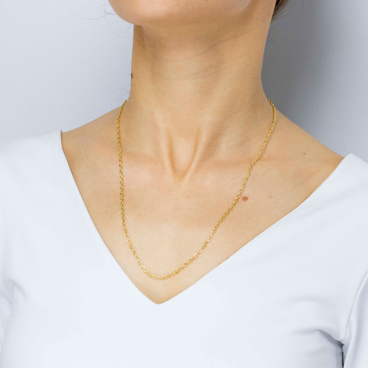 Łańcuszek ze złota ankier