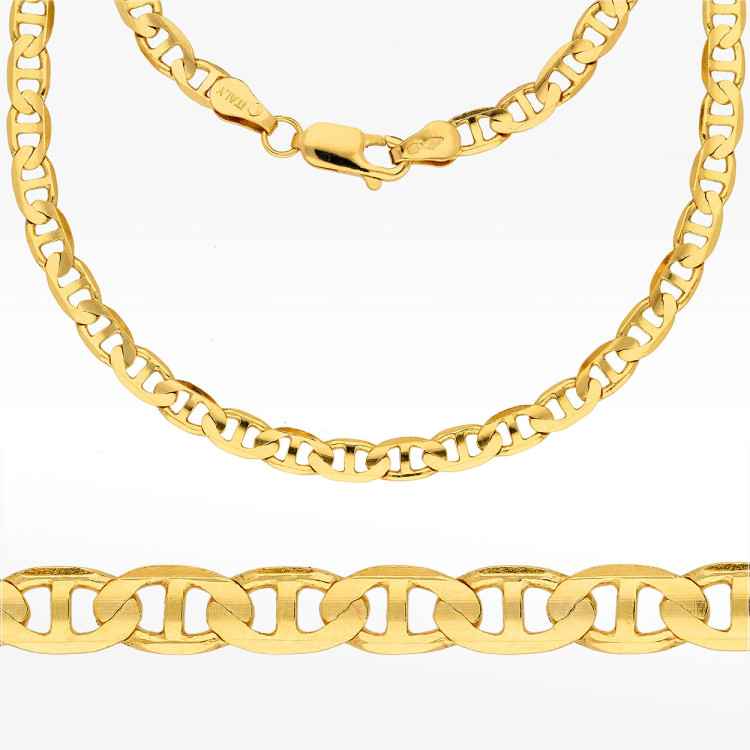 Łańcuszek ze złota gucci pełny