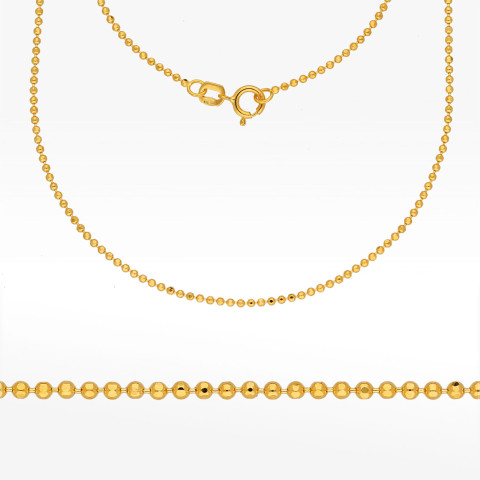 Łańcuszek ze złota pełny