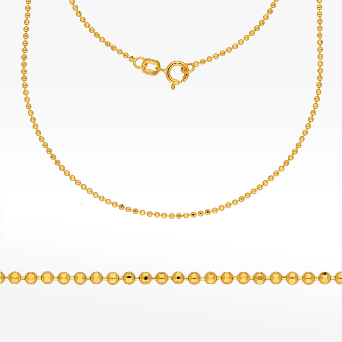 Łańcuszek ze złota pełny