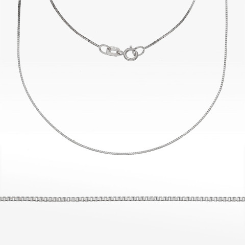 Łańcuszek ze złota kostka pełny