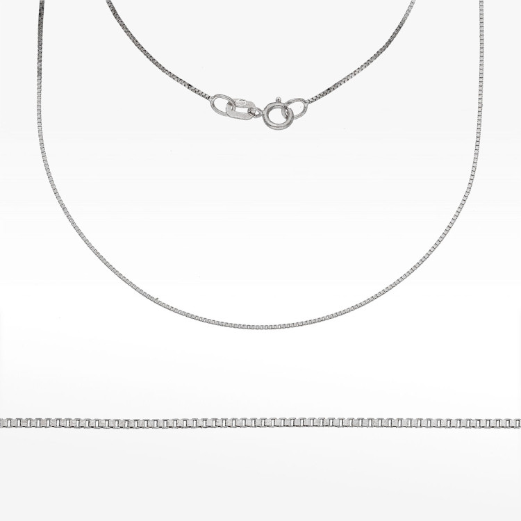 Łańcuszek ze złota kostka pełny