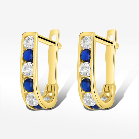 Kolczyki ze złota z cyrkoniami