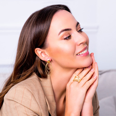 Dall'Acqua kolczyki ze złota