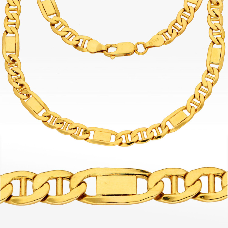 Łańcuszek ze złota figaro