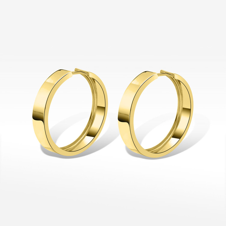 Kolczyki ze złota 2.2cm koła