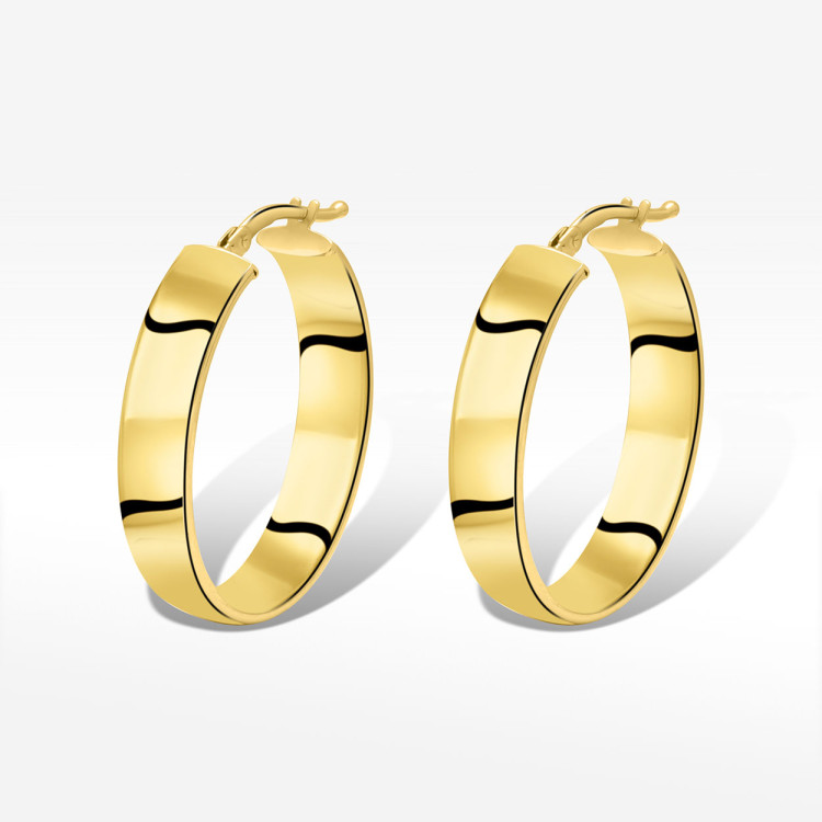 Kolczyki ze złota koła