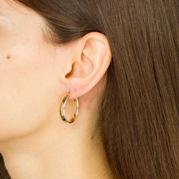 Kolczyki ze złota koła