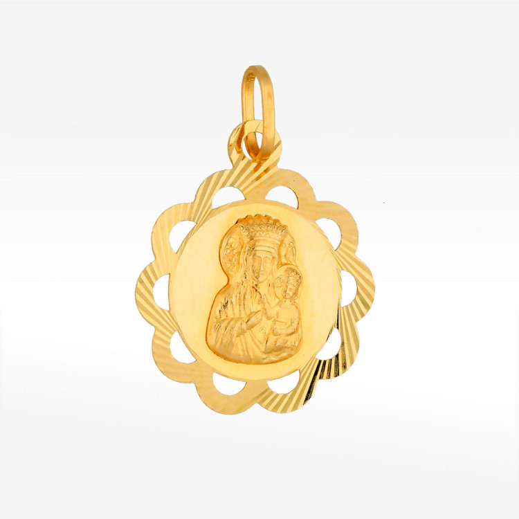 Zawieszka ze złota medalik