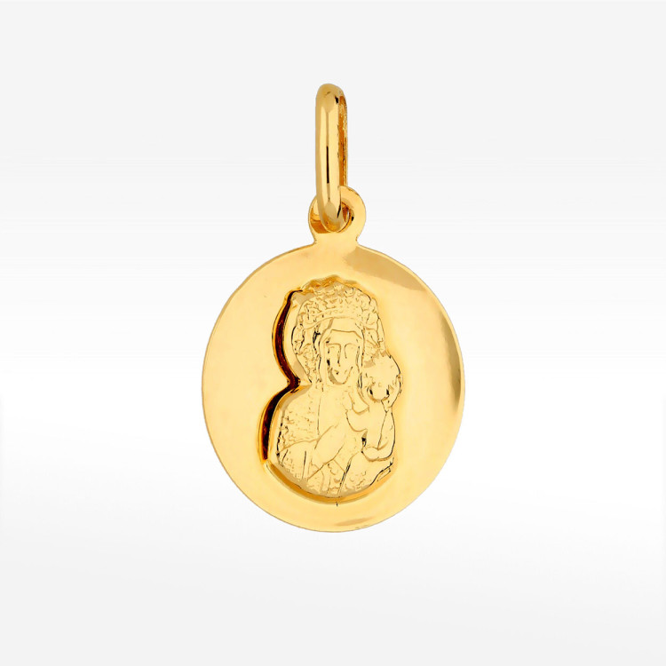 Zawieszka ze złota medalik