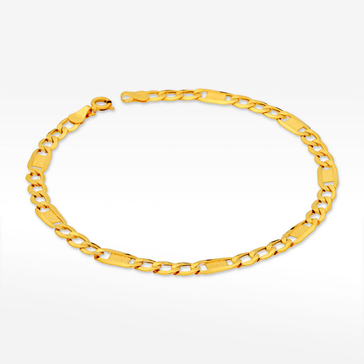 Bransoletka ze złota figaro