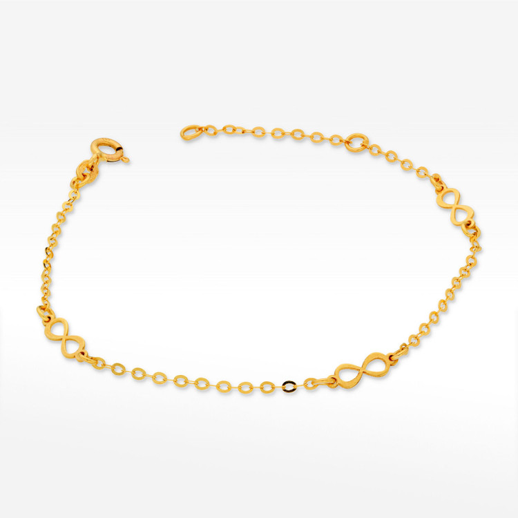 Bransoletka ze złota nieskończoność