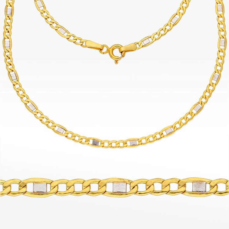 Łańcuszek ze złota figaro