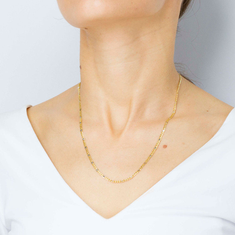 Łańcuszek ze złota figaro