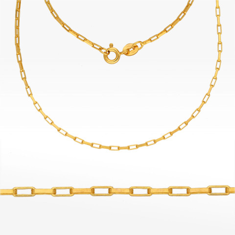 Łańcuszek ze złota ankier pełny