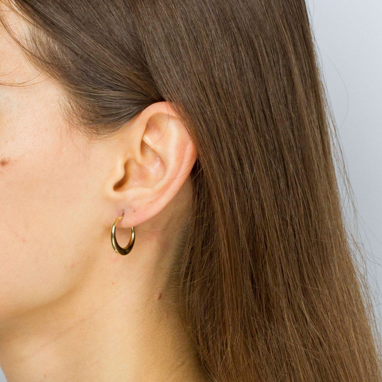 Kolczyki ze złota 1.9cm koła