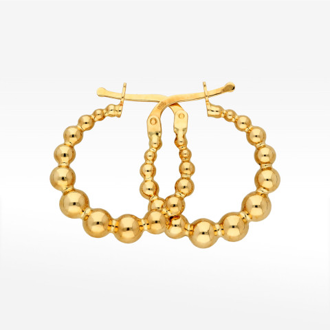 Kolczyki ze złota 2.1cm koła