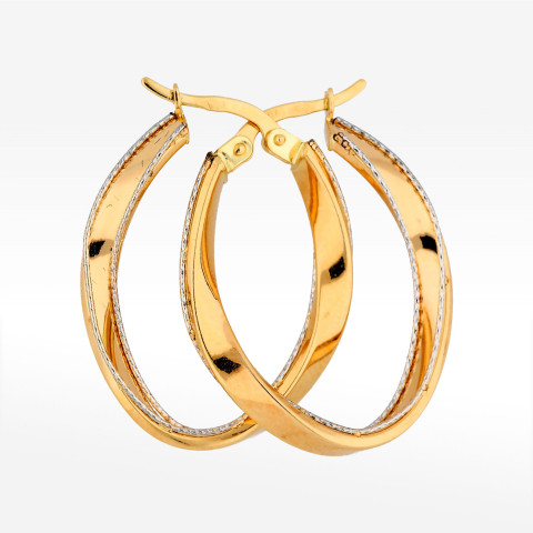 Kolczyki ze złota koła