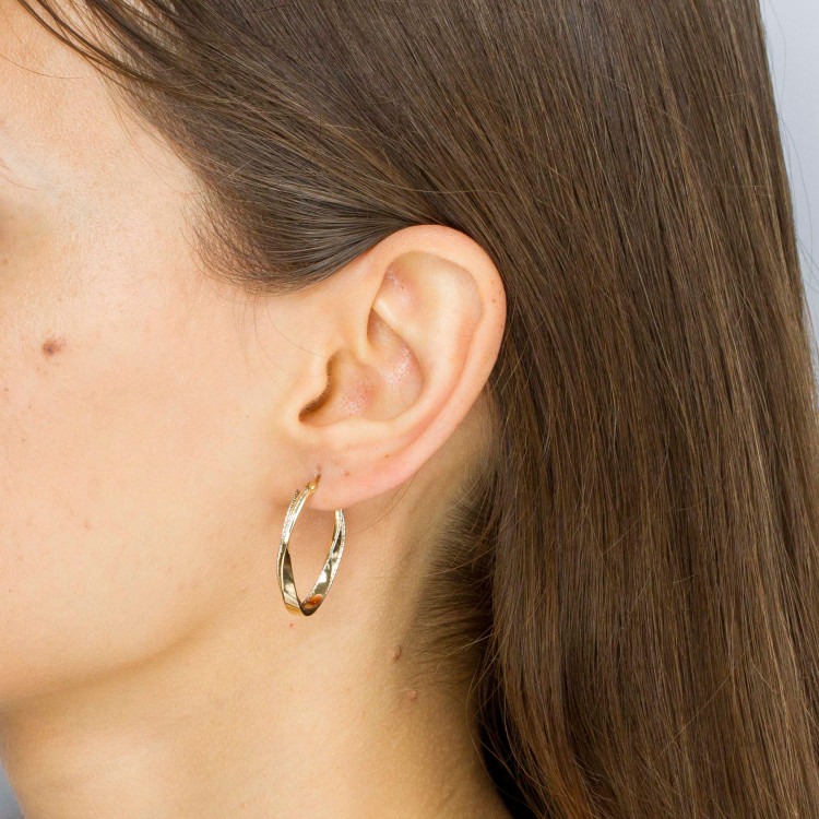 Kolczyki ze złota koła