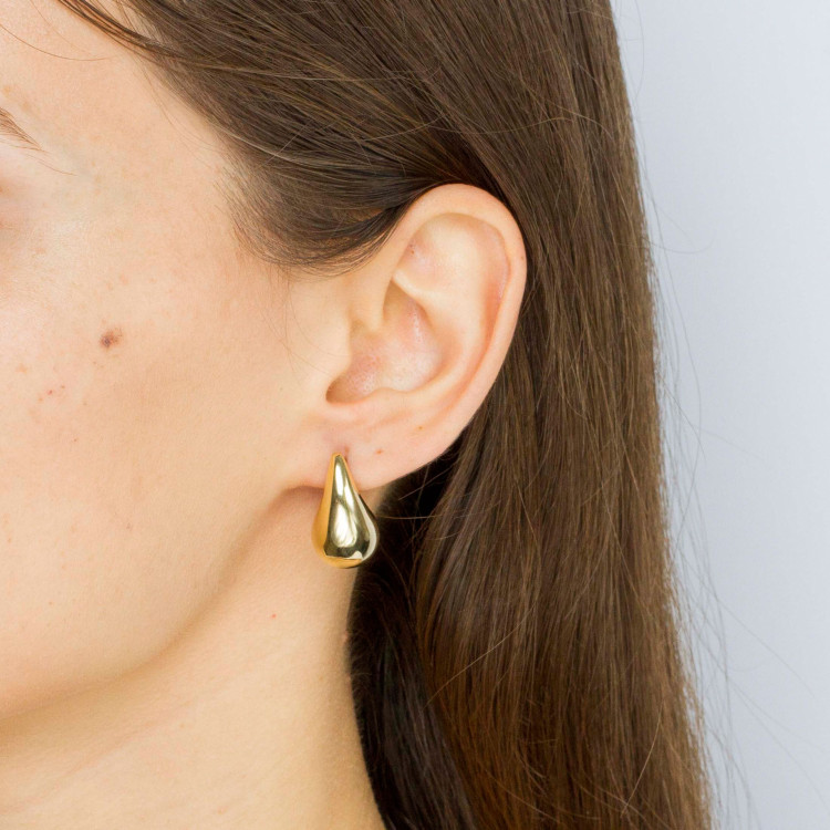 Kolczyki ze złota łezki