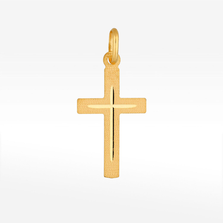 Zawieszka ze złota krzyżyk