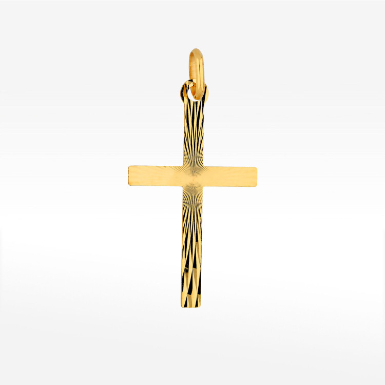 Zawieszka ze złota krzyżyk