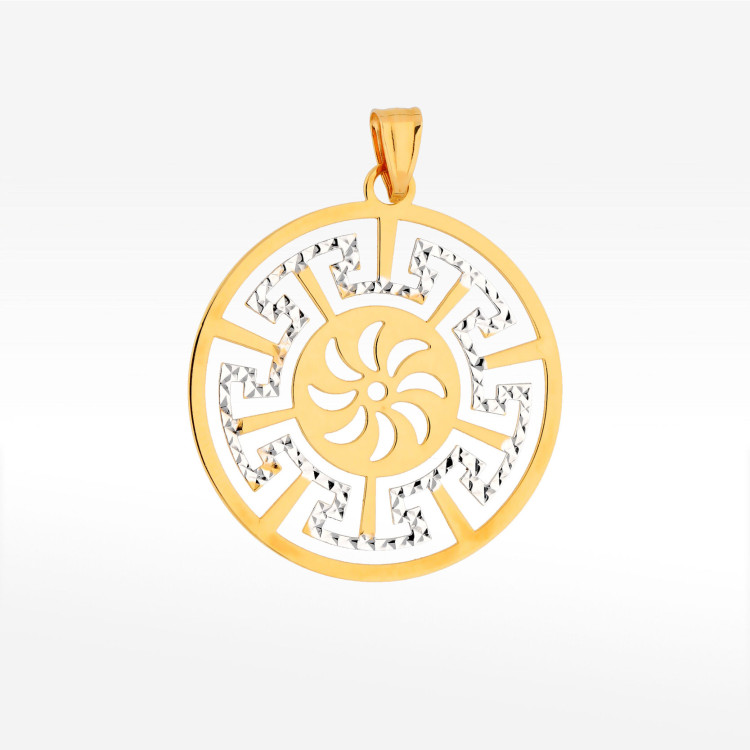 Zawieszka ze złota z motywem greckim