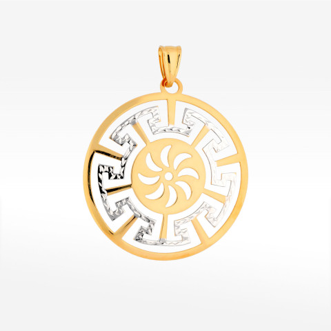 Zawieszka ze złota z motywem greckim