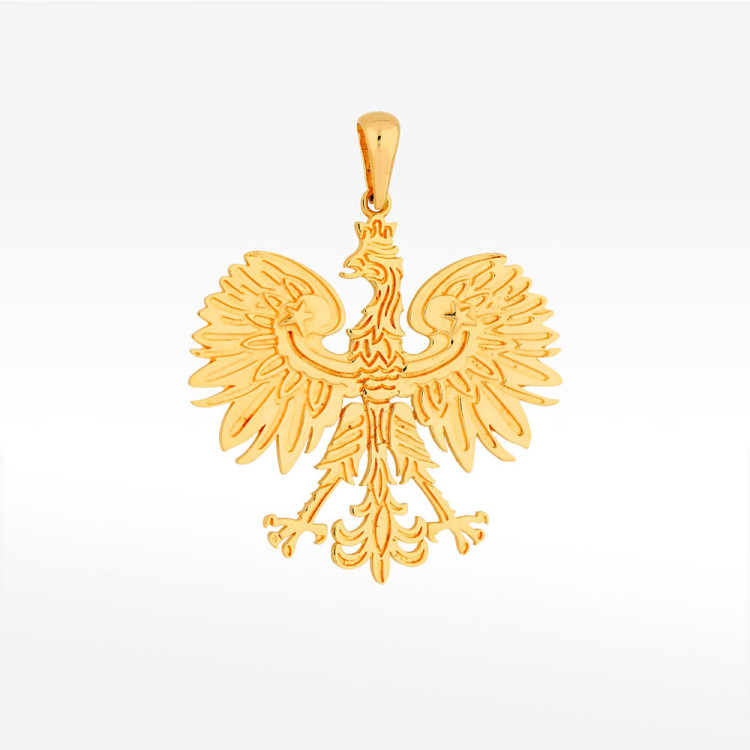 Zawieszka ze złota orzeł