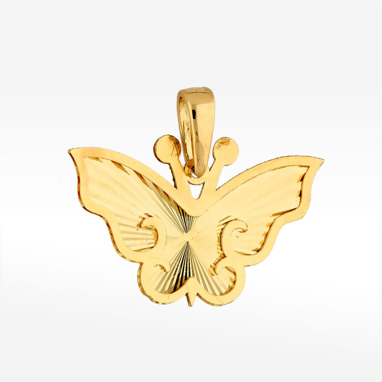 Zawieszka ze złota motyl