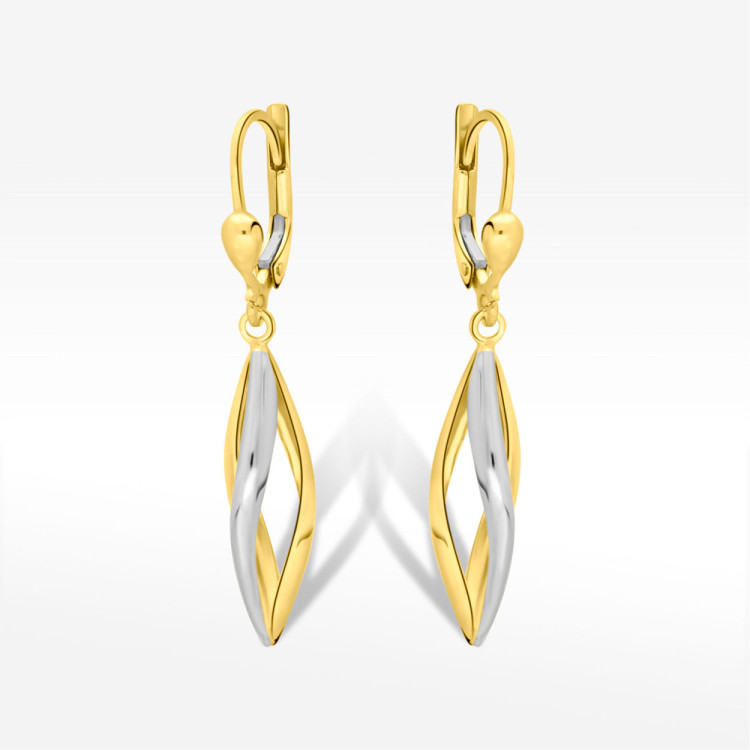 Kolczyki ze złota wiszące