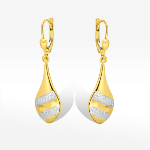 Kolczyki ze złota wiszące