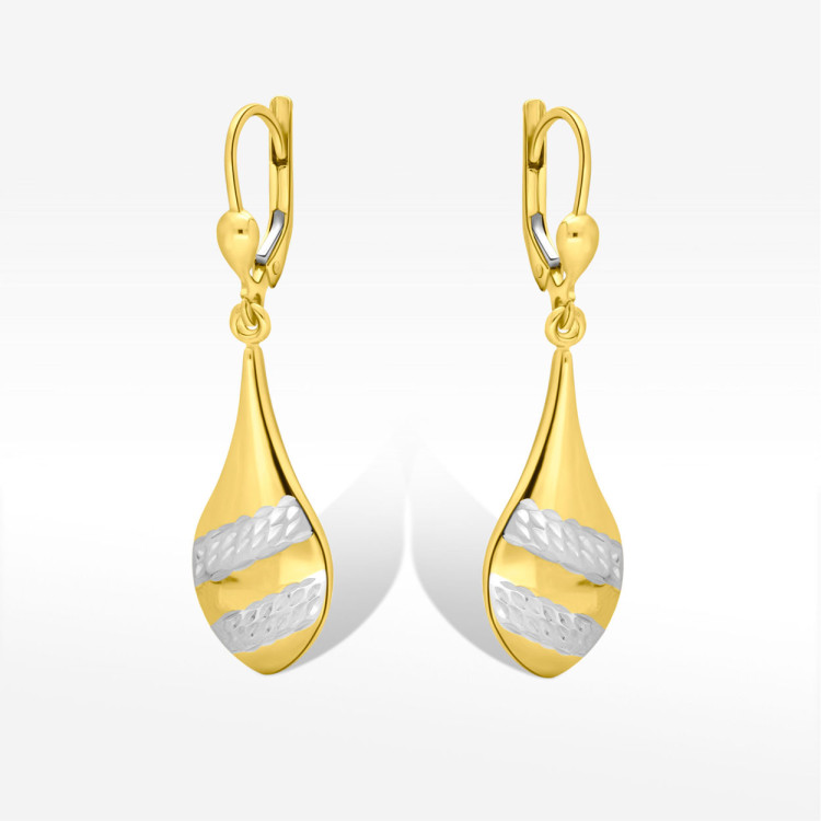 Kolczyki ze złota wiszące