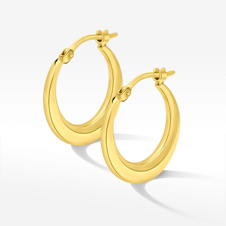 Kolczyki ze złota 1.9cm koła