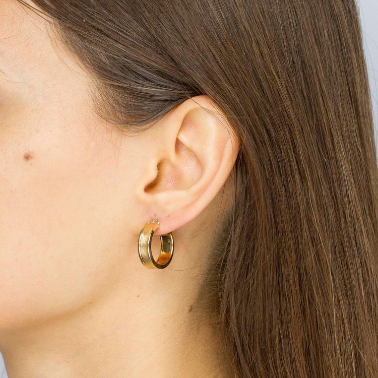 Kolczyki ze złota 1.9cm koła