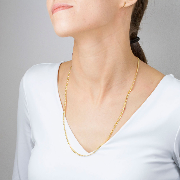 Łańcuszek ze złota mona lisa