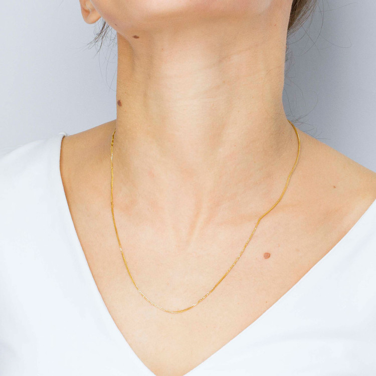 Łańcuszek ze złota lisi ogon pełny